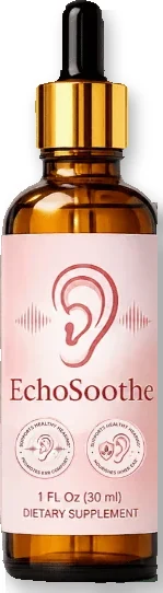 EchoSoothe single 1 fl oz dropper bottle of herbal hearing support drops